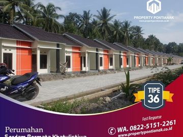 WA. 0822-5151----- (T-sel), Perumahan Sungai Raya Dalam Pontianak, Rumah Tipe 36 Pontianak
