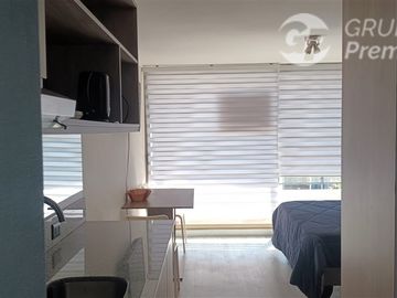 Depto 1D Amoblado con Balcón y Edificio Equipado