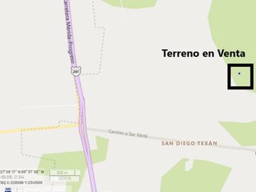 Terreno a la venta en Xcunya de 1012m2