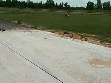 Land for sale in Roi Et on 3 sides of the road