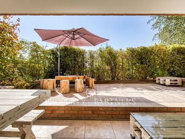 Departamento con jardin en San Carlos de Apoquindo