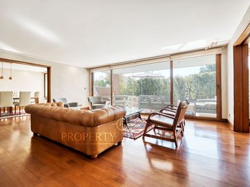Departamento con jardin en San Carlos de Apoquindo