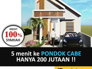 Rumah Syariah DP Murah dekat Pondok Cabe