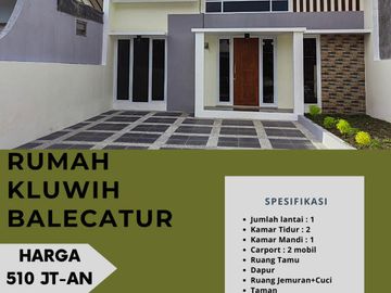 Miliki Rumah dalam perumahan Panggung Baru dengan harga 850 jt-an