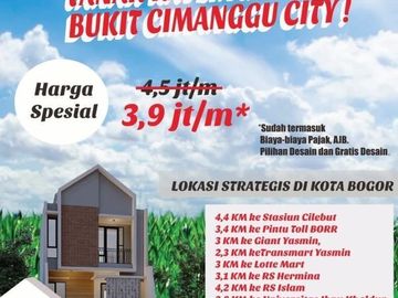 RUMAH IDAMAN DUA LANTAI AKSES SANGAT STRATEGIS DI KOTA BOGOR | TAMANSARI HILLS BOGOR