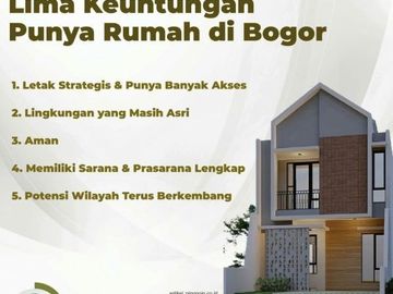 RUMAH IDAMAN DUA LANTAI AKSES SANGAT STRATEGIS DI KOTA BOGOR | TAMANSARI HILLS BOGOR