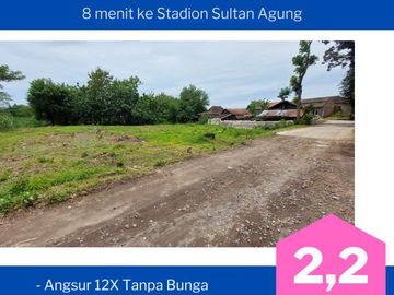 Tanah Kapling, Dekat Pasar Pleret, Sertipikat SHM