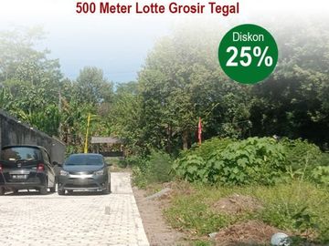 Kavling Barat Lotte Grosir Tegal, SHM Per-Unit: Harga Promo