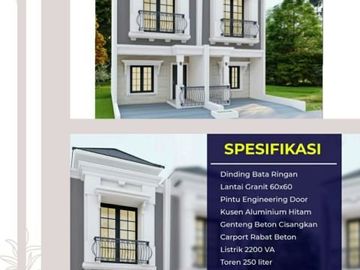 CLUSTER Elit di Bandung Timur Kota Bandung Cilengkrang dengan Model Rumah Classic Eropa Keren