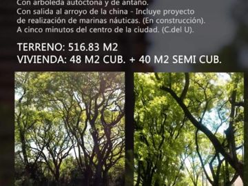 Hermosa propiedad con salida al rio, unica disponible
