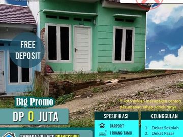 Rumah murah di pringsewu belakang MAN promo Nol DP