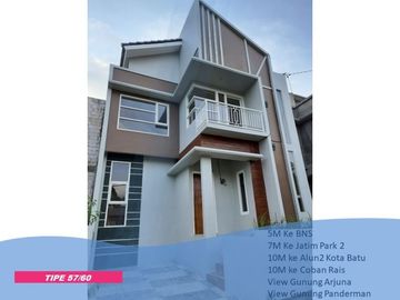 Rumah Villa Dijual Di Batu Malang Tipe 57 View Arjuna