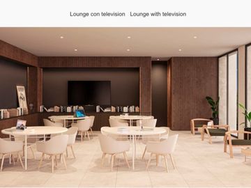 Condominio de lujo con vista a la calle Buenos Aires, con lobby, sala de juntas