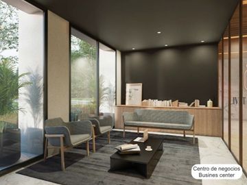 Condominio de lujo con vista a la calle Buenos Aires, con lobby, sala de juntas