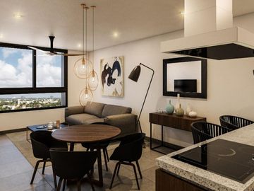 Condominio con parque en el techo, pet-friendly, en venta Mérida.
