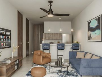Condominio con parque en el techo, pet-friendly, en venta Mérida.