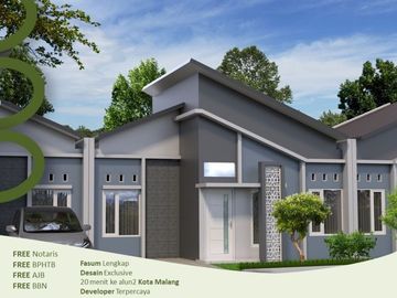 Posisi Hook Rumah Fasum Lengkap Free Biaya 2KT Tipe 25/107