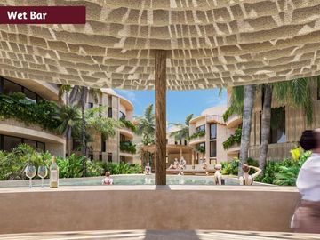 Departamento con alberca, terraza, cerca del mar, en pre-venta Yucatán