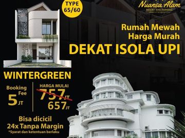 RUMAH MEWAH HARGA MURAH Dekat Isola UPI Jalan Setiabudi Gegerkalong Kota Bandung.