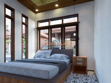 Rumah Etnik dengan Full Furnish Lokasi Strategis Legalitas SHM