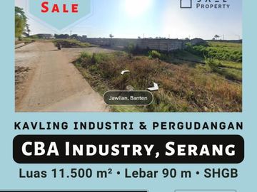 KAVLING INDUSTRI DAN PERGUDANGAN CBA SERANG