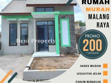 rumah murah di garuda dekat Dispenduk malang
