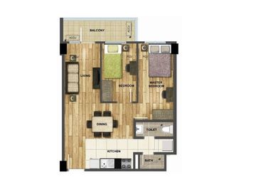 CORNER 3 BR UNIT CONDO FOR SALE