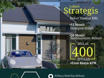 Tanpa DP Rumah One Gate Murah Dekat Summarecon Bekasi