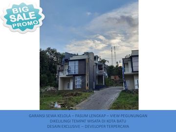 3 Lantai Rumah Batu Tipe 75 Pusat Kota Garansi Sewa Kelola