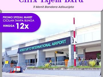 Kavling Dekat Bandara Adisucipto, SHM Per Unit, Cicil 12x