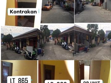 KONTRAKAN 20 Pintu Jln Raya Agus Salim Bekasi Strategis