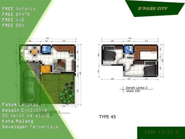 Rumah Malang Raya hanya 15 menit dari Alun2 Kota Malang, 10 menit dari UNIKAMA