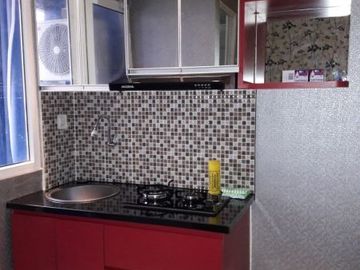 Studio apartemen bulanan full furnish green pramuka city