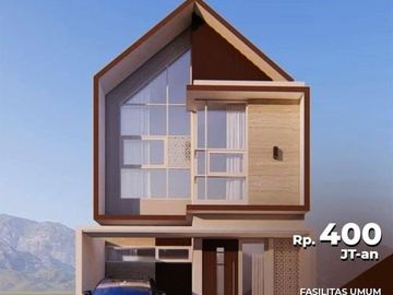 Rumah Syariah 2 Lantai Harga Dibawah 500Jt di Bunderan Cibiru Cileunyi