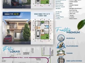Rumah Murah Kawasan Bandara Juanda 189 Juta, Diamond City