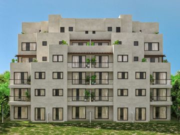 Condominio con jardín de 29m2, 2 terrazas, alberca con vista al mar, a 200 metro
