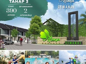 Rumah BARU 400JT-an ALANA TEGENCY TAMBAK CEMANDI Sidoarjo Strategis