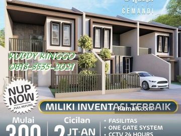 Rumah BARU 400JT-an ALANA TEGENCY TAMBAK CEMANDI Sidoarjo Strategis