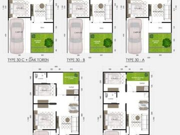 Rumah cluster pinggir jalan raya babelan bekasi utara