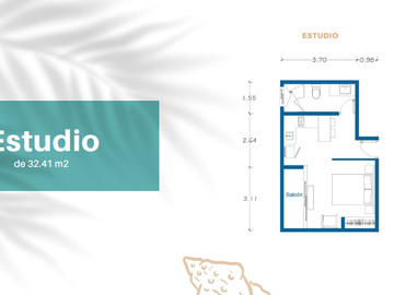 Preventa  Departamento tipo Estudio en Ocean Breeze