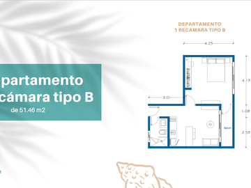 Preventa  Departamento tipo Estudio en Ocean Breeze