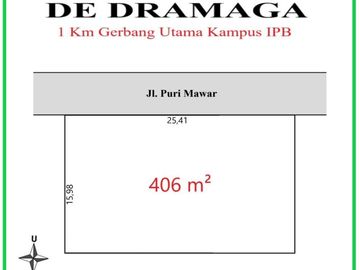 Tanah SHM Dekat Kampus IPB Dramaga