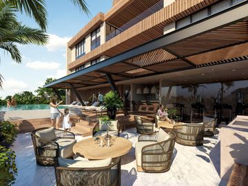 Departamento de 2 recámaras a la venta en el centro de Cozumel.