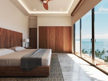 Departamento de 2 recámaras a la venta en el centro de Cozumel.