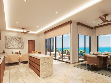 Departamento de 2 recámaras a la venta en el centro de Cozumel.