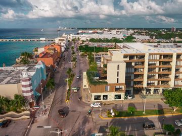 Departamento de 2 recámaras a la venta en el centro de Cozumel.