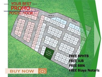 Posisi Hook Rumah Free Biaya Bebas Banjir 2KT Tipe 25/107