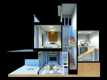 Rumah Minimalis 2 Lantai Berkonsep Smart Home Nuansa Eropa