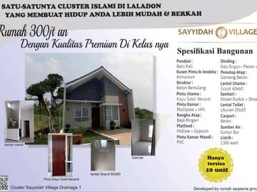Turun Harga Telak!! Hanya dua Hari di Cluster Islami Laladon Bogor