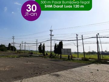 Dekat Pasar Bumijawa : Mulai 30 Jt-an, SHM Darat